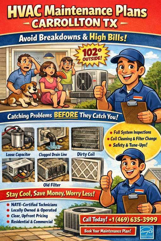 HVAC Carrollton - Services - HVAC Maintenance Plans