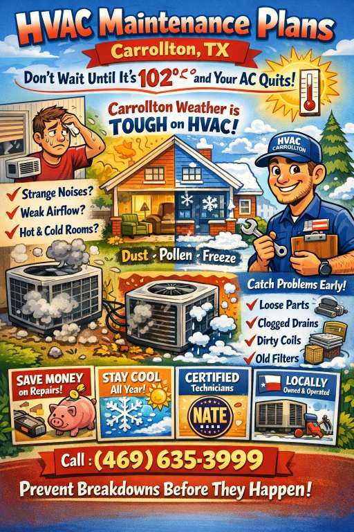 HVAC Carrollton - Services - HVAC Maintenance Plans
